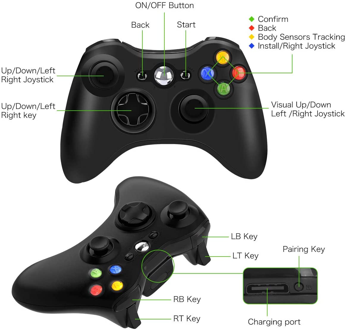 Norvo | Xbox 360 Trådløs Kontroller