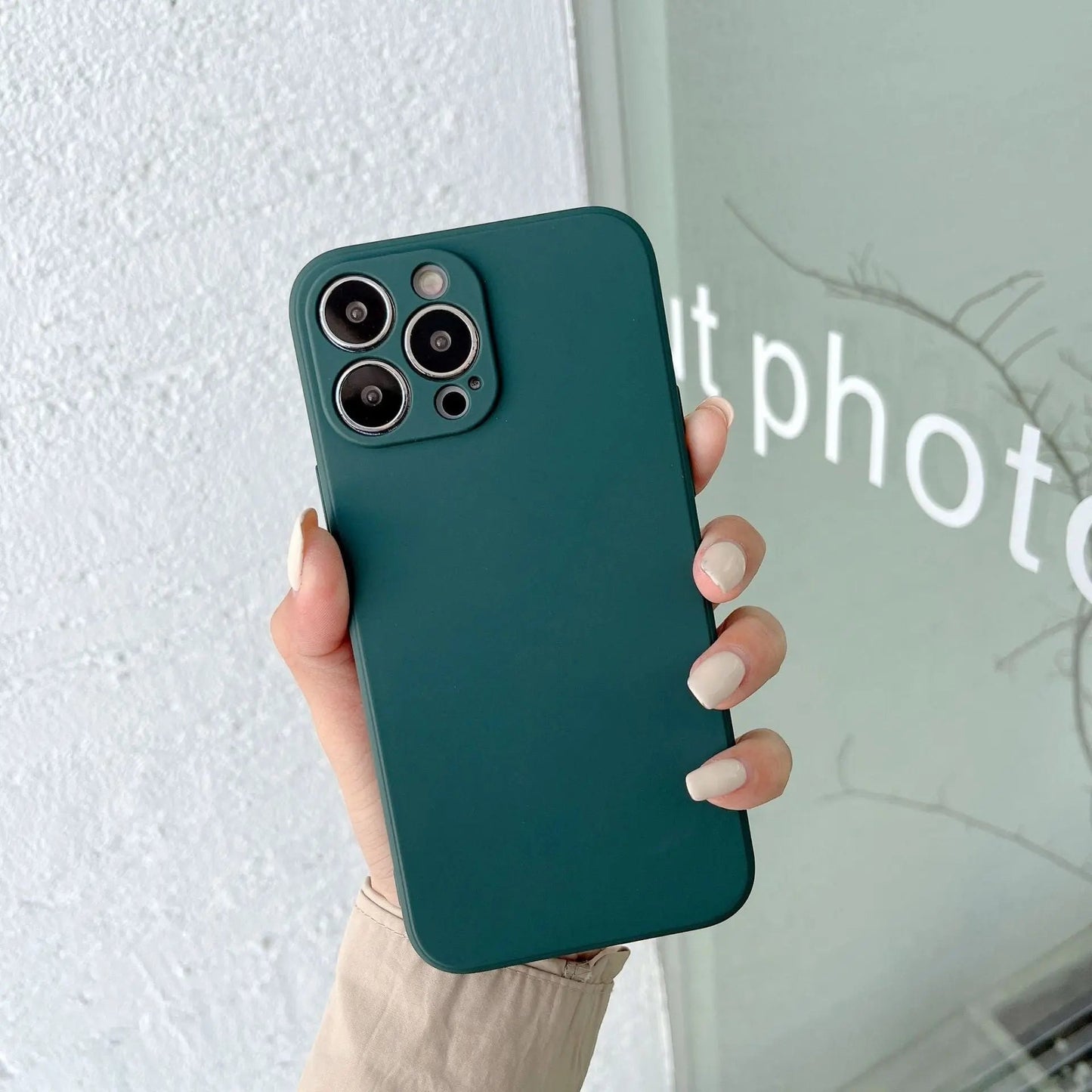 Norvo | Pastell solid farge silikon iPhone-deksel
