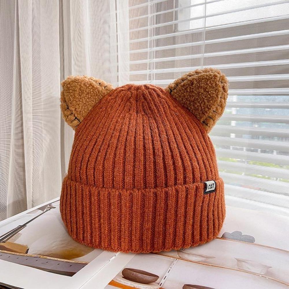 CozyCat Beanie - Trendy Vinterlue med Kattøre Norvo