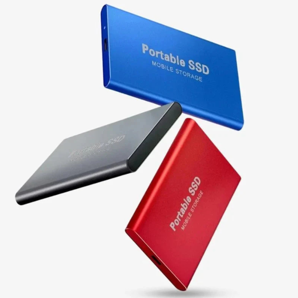 Norvo | Bærbar SSD USB C Ekstern Aluminium Støtsikker Solid State Drive