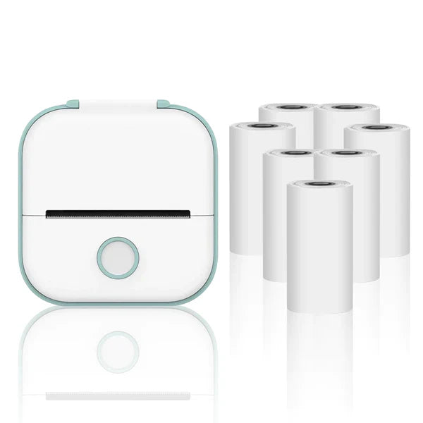 Norvo | PixiPrint – Blekkfri Mini Bærbar Bluetooth-skriver for Bilder, Notater & Doktorer