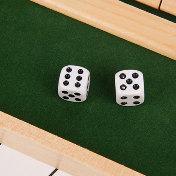 Norvo | Shut The Box Spill - Morsomt Bordmatspill for Voksne & Barn