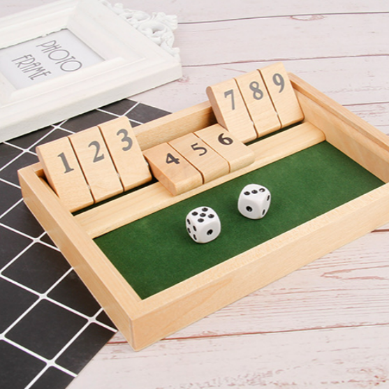 Norvo | Shut The Box Spill - Morsomt Bordmatspill for Voksne & Barn