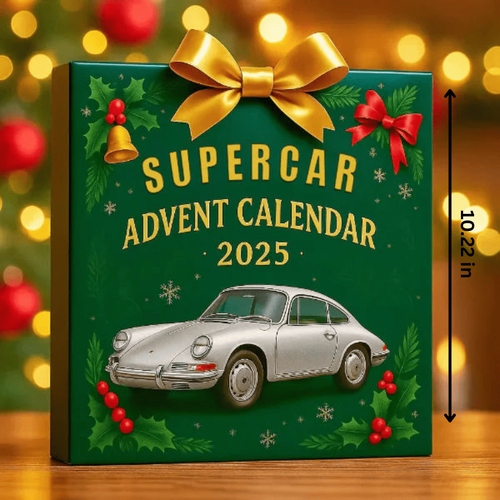 Norvo | Begrenset Superbil Adventskalender med 24 Presise Miniatyrmodeller