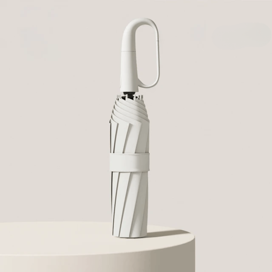 Norvo | Automatisk Kompakt Paraply, Bygget for Sterk Vind