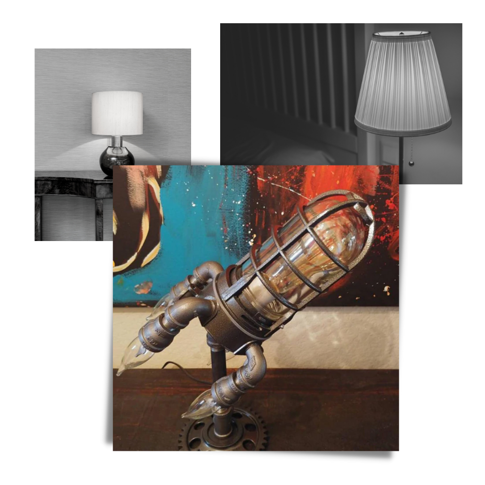 Rakettformet LED-lampe