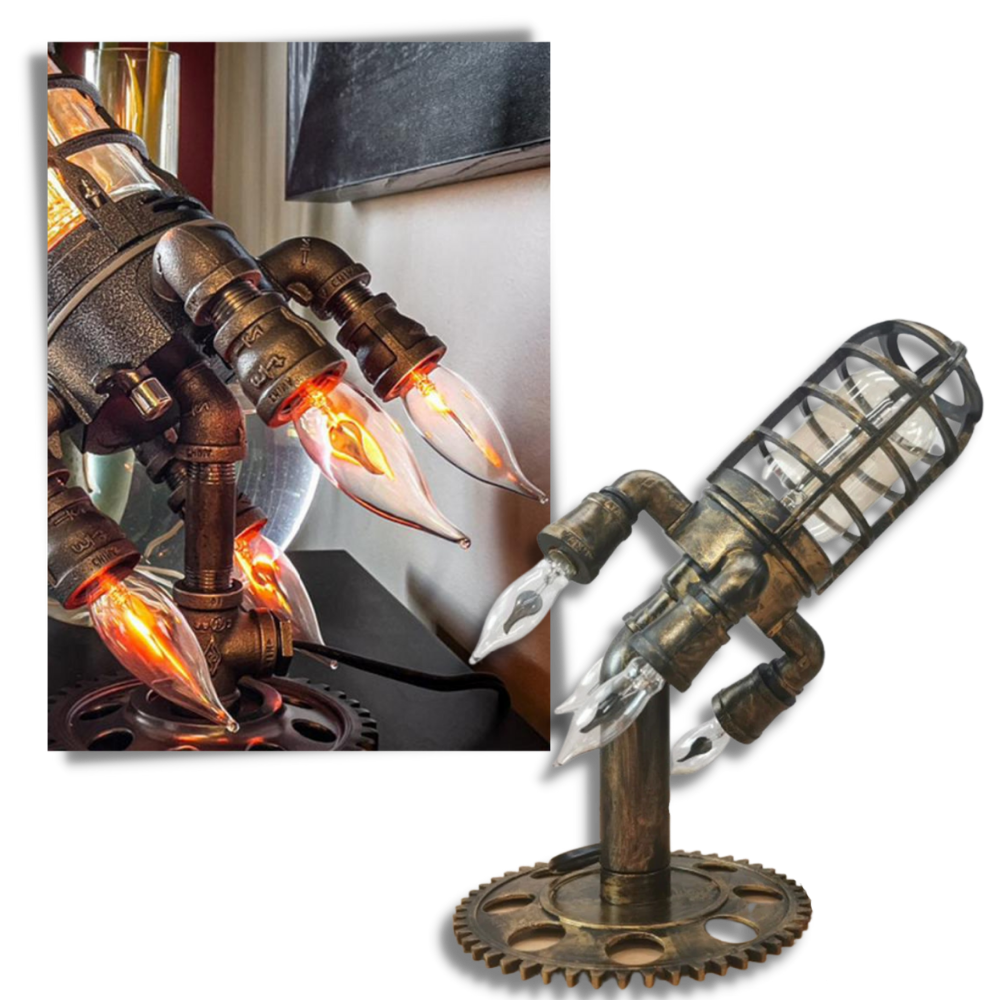 Rakettformet LED-lampe