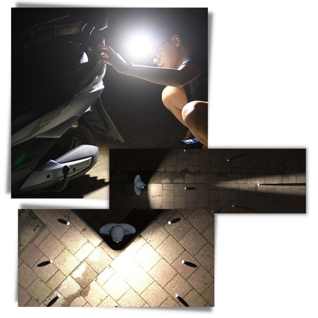 Oppladbar LED-hodelykt