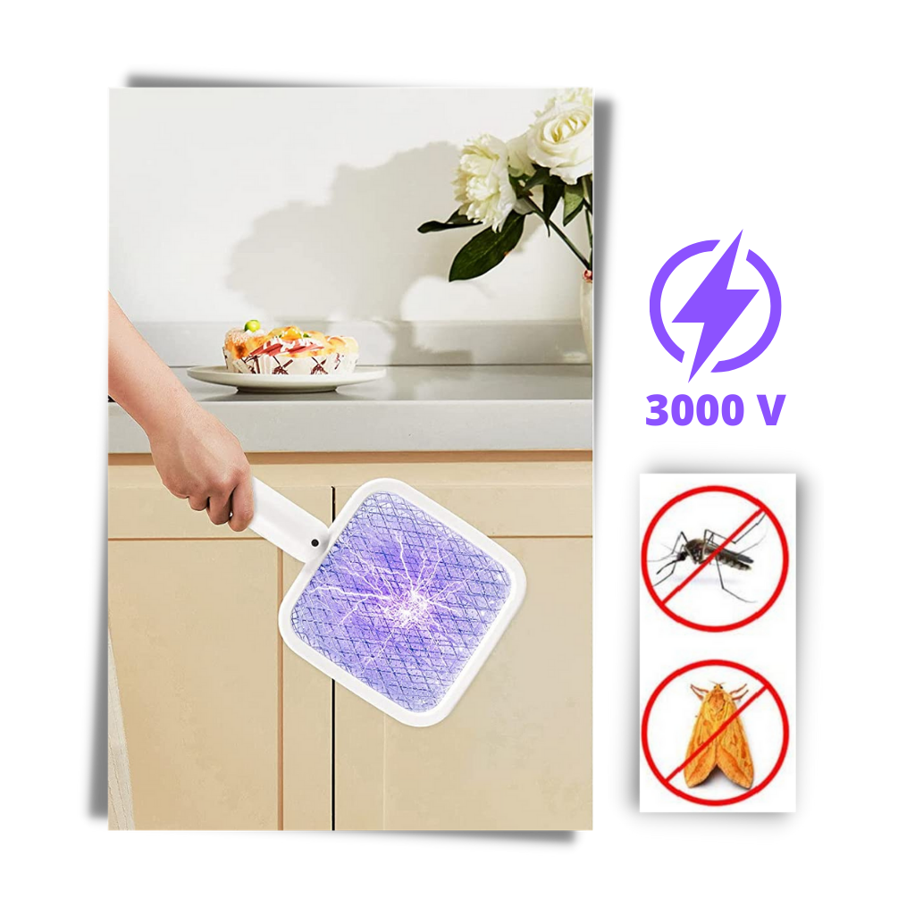 Oppladbar elektrisk LED-myggsmekker