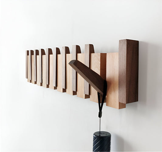 Norvo | RetroHooks - Tre piano vegghylle med magnetiske kroker