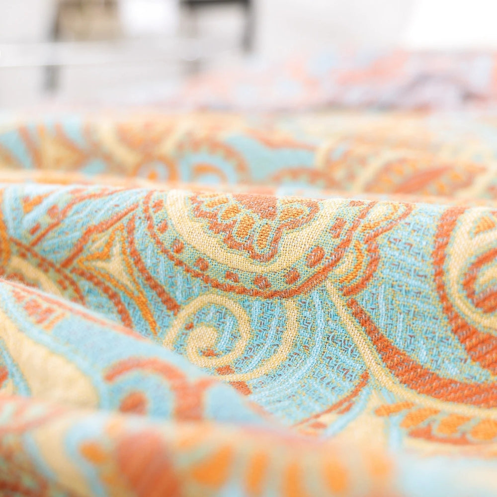 Norvo | Reversible Paisley Bohemsk Bomullspledd