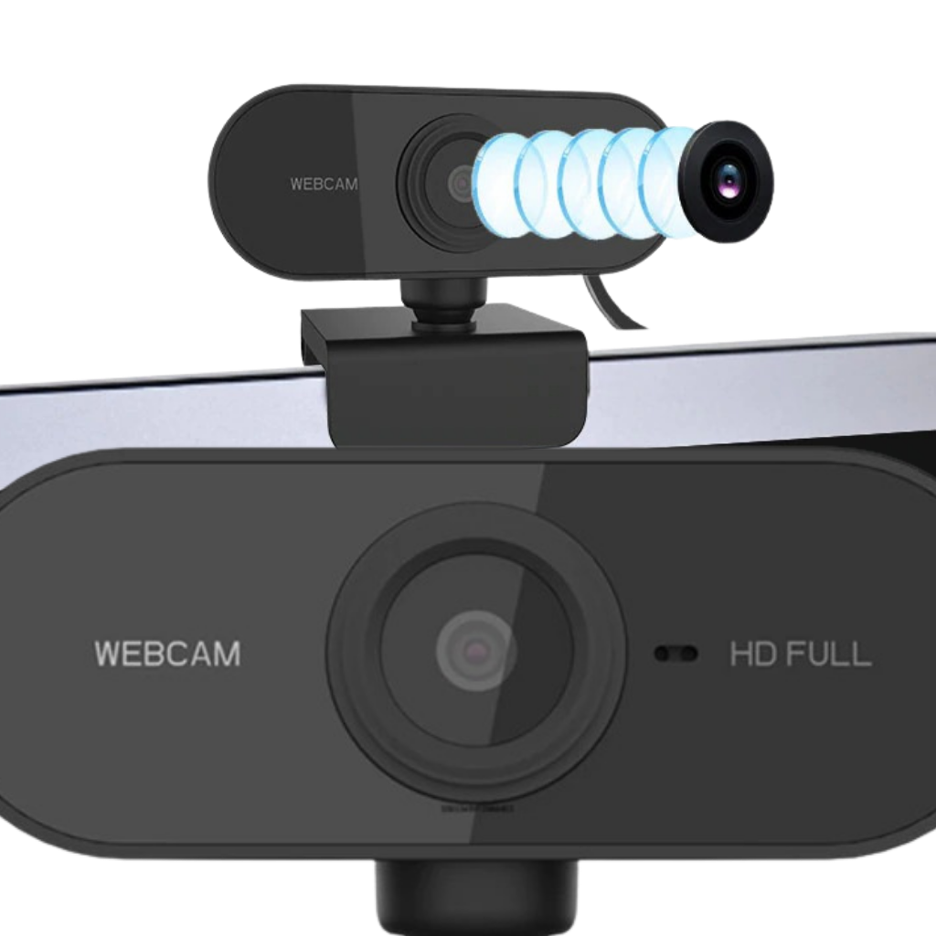 Roterende 1080p HD USB-webkamera med mikrofon