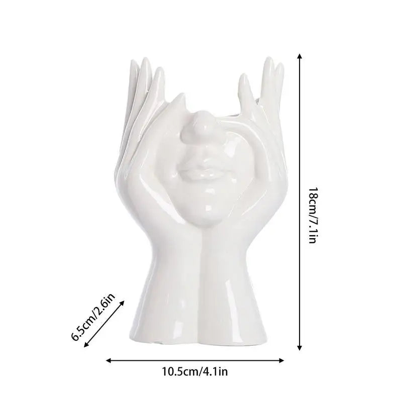 Norvo Vase Keramisk Ansiktsvase For Dekor Kunstvase For Hjemme Kontor Dekor Feministisk Dekor Moderne Kropps Blomster Vase Femal Kropp Vase