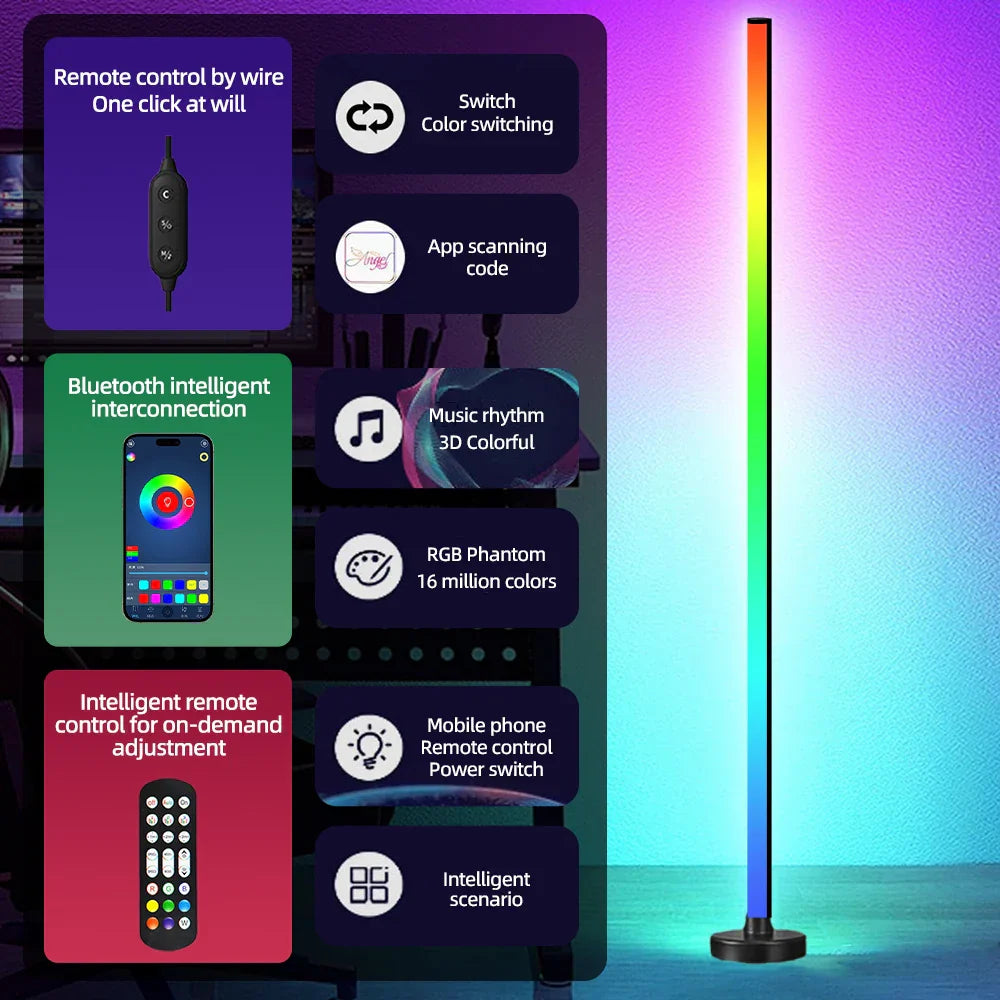 Norvo | Smart RGB LED Gulvlampe