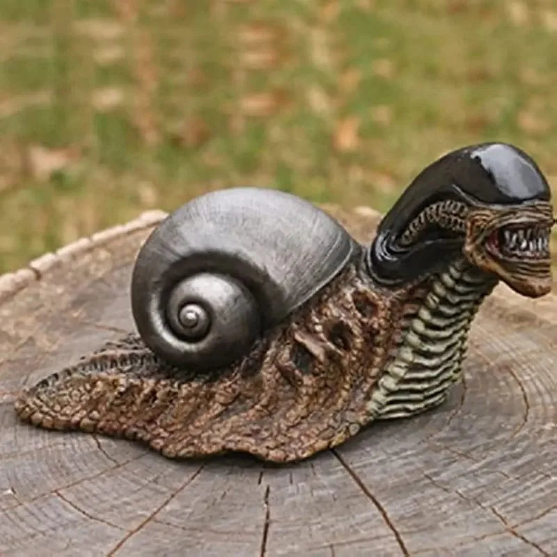 Norvo | Variasjon Snegle Statue, Resin Evil Snegle Skulptur Alien Elskerens Nye Favoritt Hjemmekontor Dekorasjon Hage Utendørs Dekorasjon