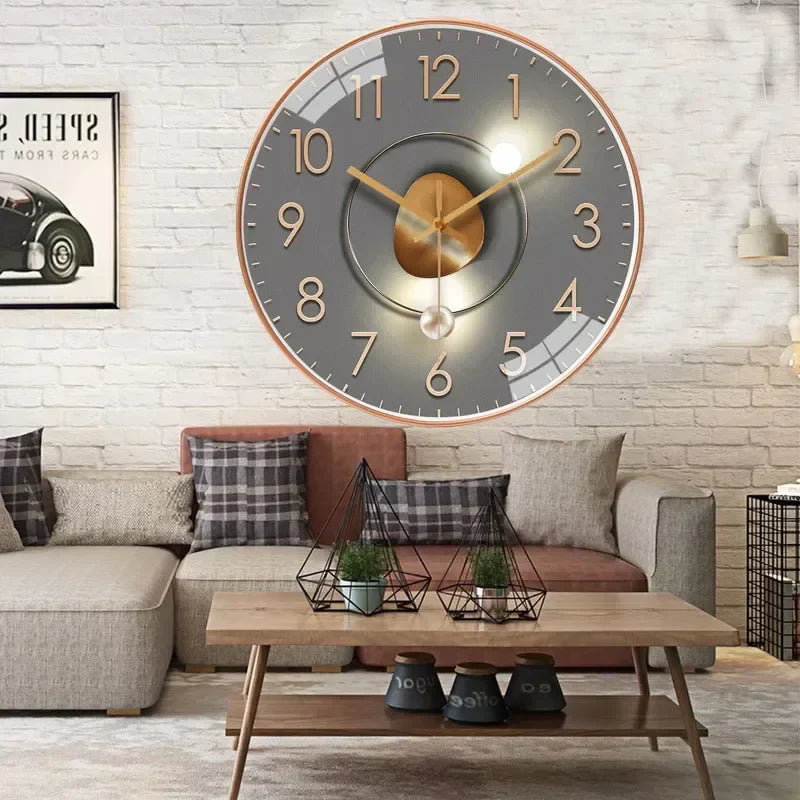 Norvo | SilentTime – Digital Veggklokke i Klassisk Stil