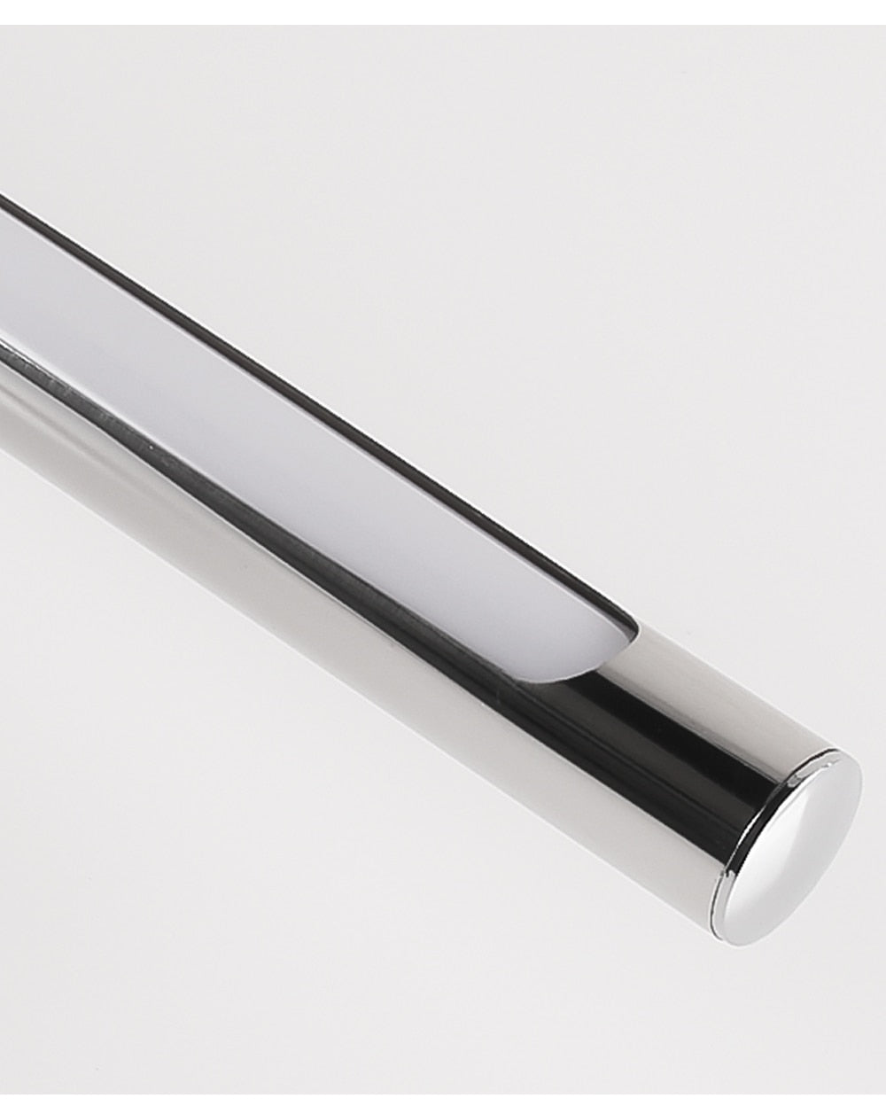 Norvo | 80-100cm LED vegglampe - Moderne svart/sølv veggbelysning til badet, innvendig montert bilde lys