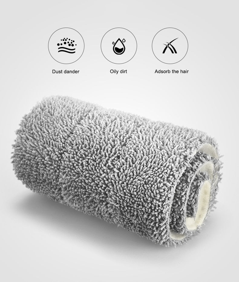 Flat Bottom Mop and Bucket Set med Aluminiumhåndtak Norvo