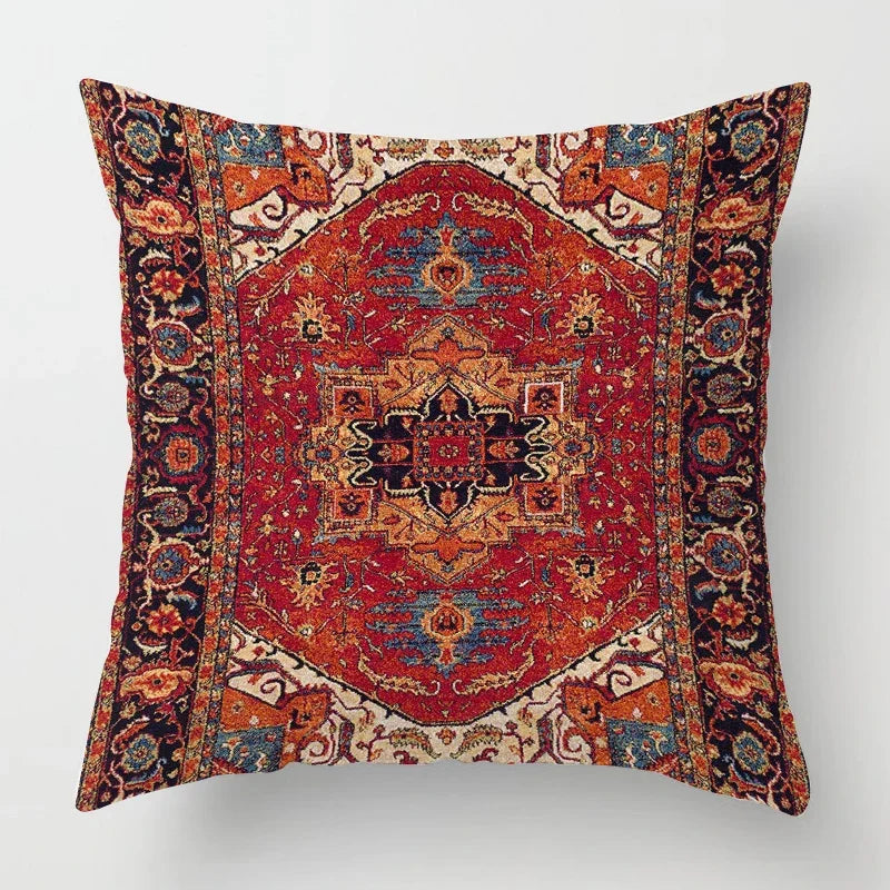 Marokkansk putevar med orientalsk mønster – Dekor for stue og kontor, høy kvalitets putevar i boho stil for sofa og sitteområde