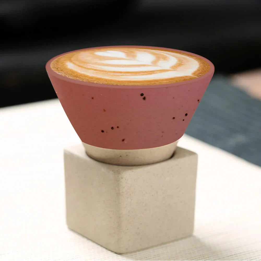 Norvo | Japansk kaffekopp med fat, 1 stk, retro keramisk tekopp, krus, latte, espresso, pull0, blomster cappuccino, ny keramikkopp, 100 ml/3,5 oz