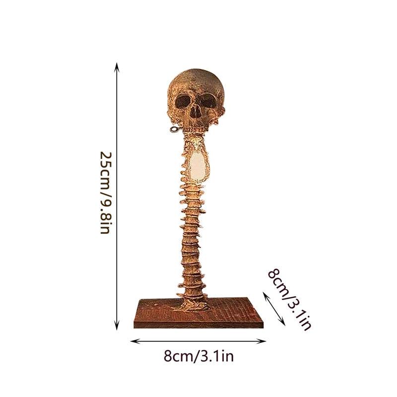 Norvo | Horror Skull med Spine Lampe