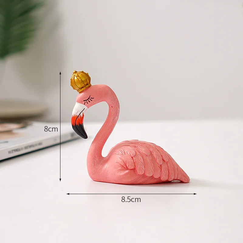 Norvo | Nordisk Flamingo Figur Figur Statue Skulptur Stue Kontor Bryllup Fest Ornamenter Hjem Dekorasjon Tilbehør