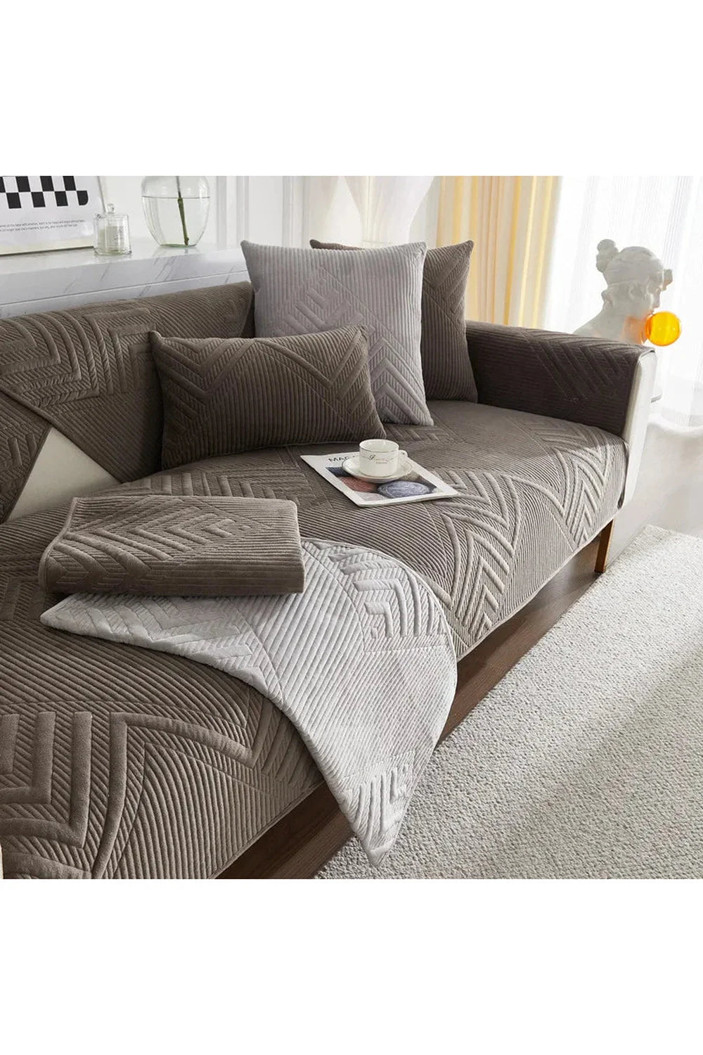 Super Soft Stepp Sofa Cover