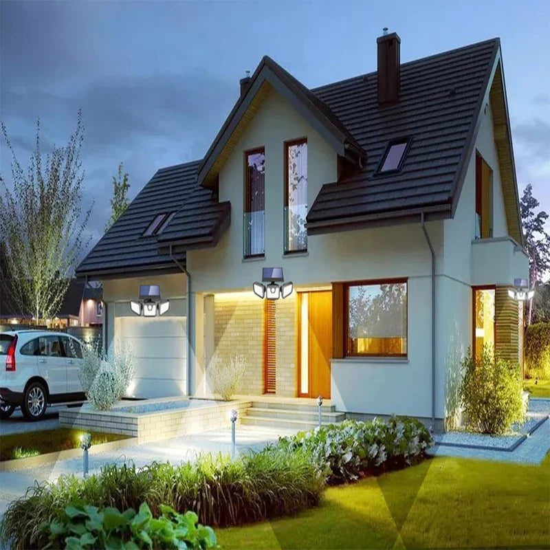 Norvo | Power Save Bevegelsesaktivert Utendørs Solcellelampe