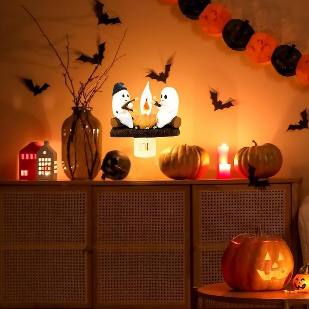 Norvo | 👻 Spøkelseshbål med flakkende nattlys 🎃 ❤️🔥