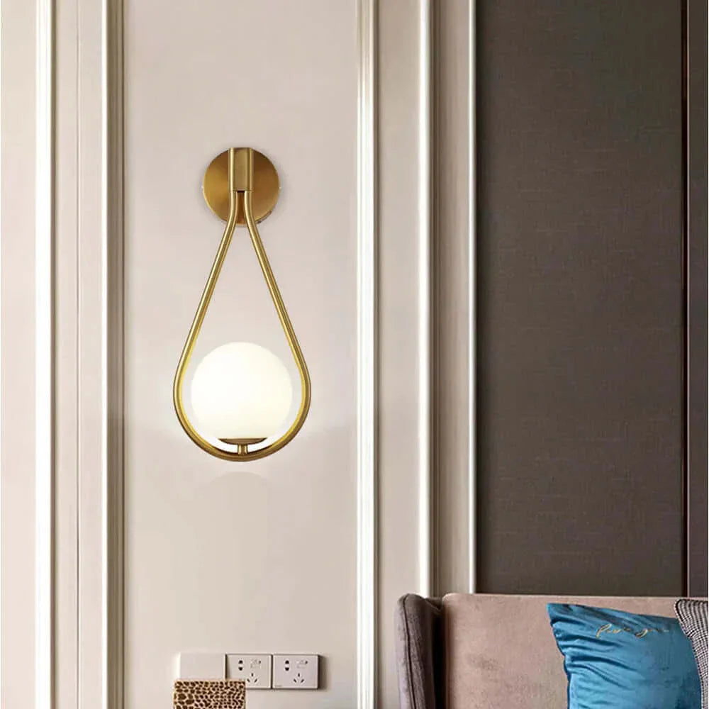 Norvo | Drop Luxury Glass Balls Vegglampe