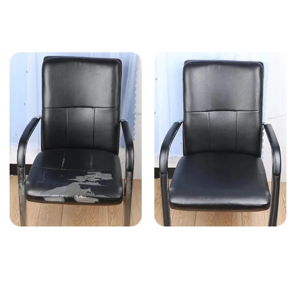 Norvo | LederFixx Selvklebende Lappebånd for Lærreparasjon | PU Materiale | Vanntett & Kutbar | 5 cm × 5/10/20 m & 10 cm × 10 m | Svart