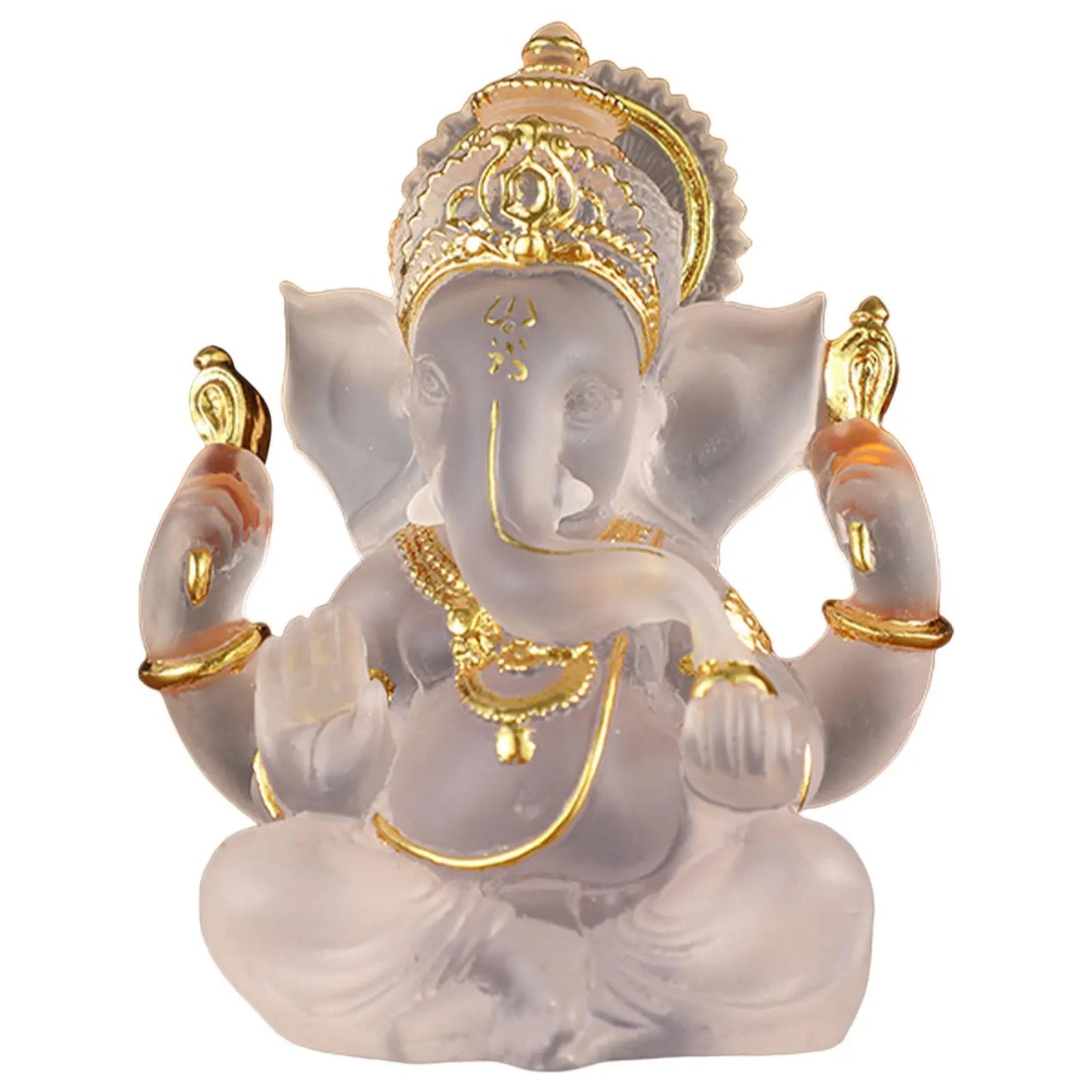 Norvo | Sjeldent fargede semi-gjennomsiktige Ganesh-statuer for lykke i hjemmet ditt