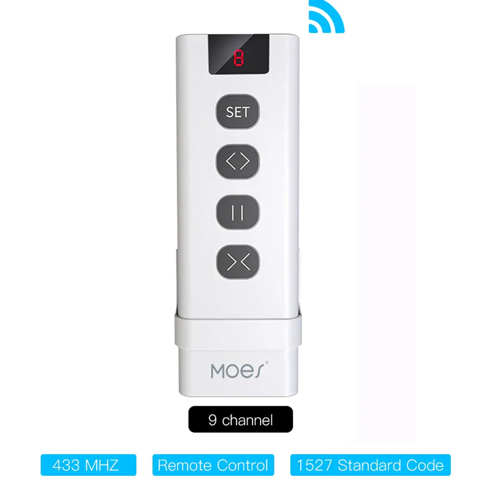 Smart 2.5D Berøringsgardin- og persiennekontrollbryter - WiFi Rullegardinkontroll via SmartLife Google Alexa-apper