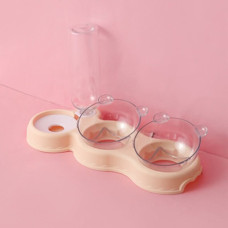 Norvo | 3-i-1 matingstasjon med drikkedispenser & hevet skål