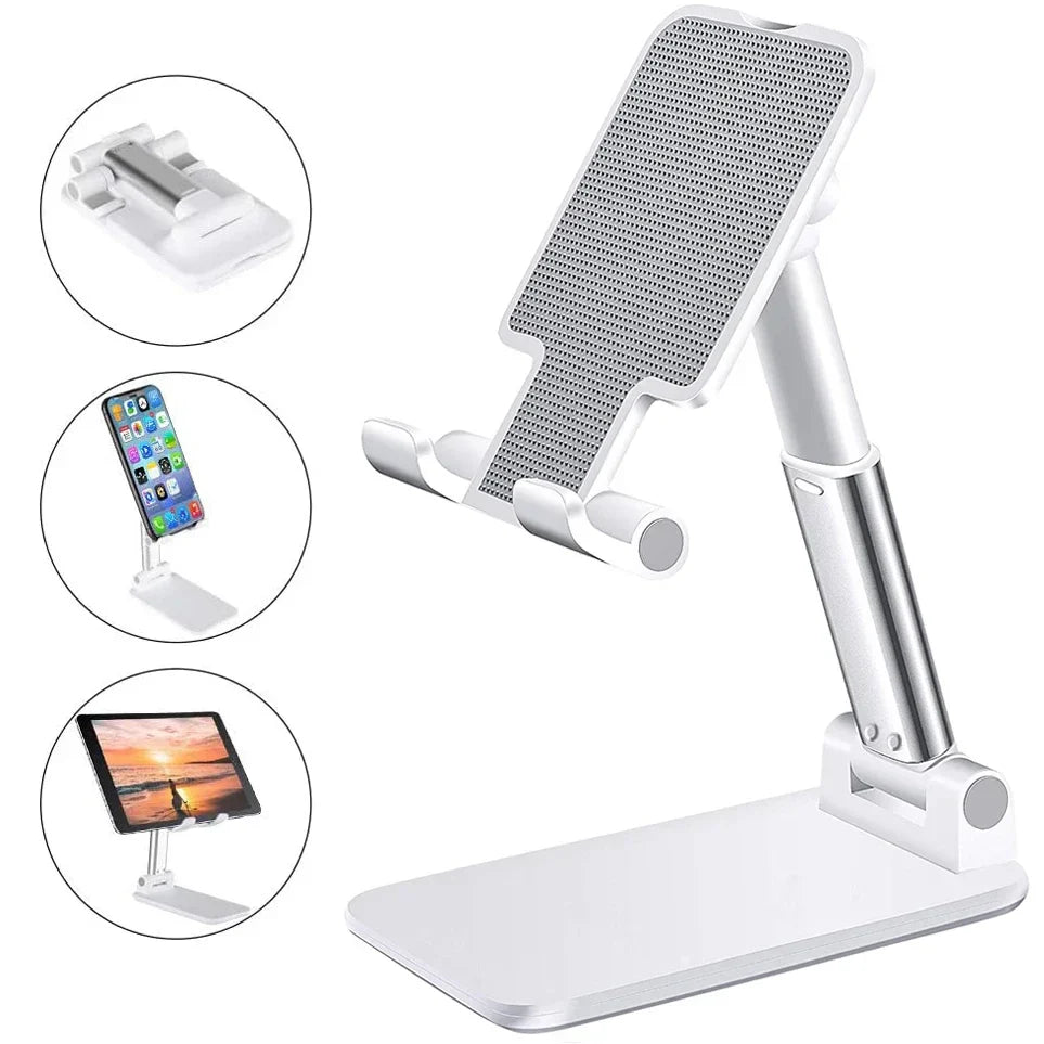 Norvo | Justerbar skrivebords mobiltelefonholder stativ for iPhone, iPad, Xiaomi