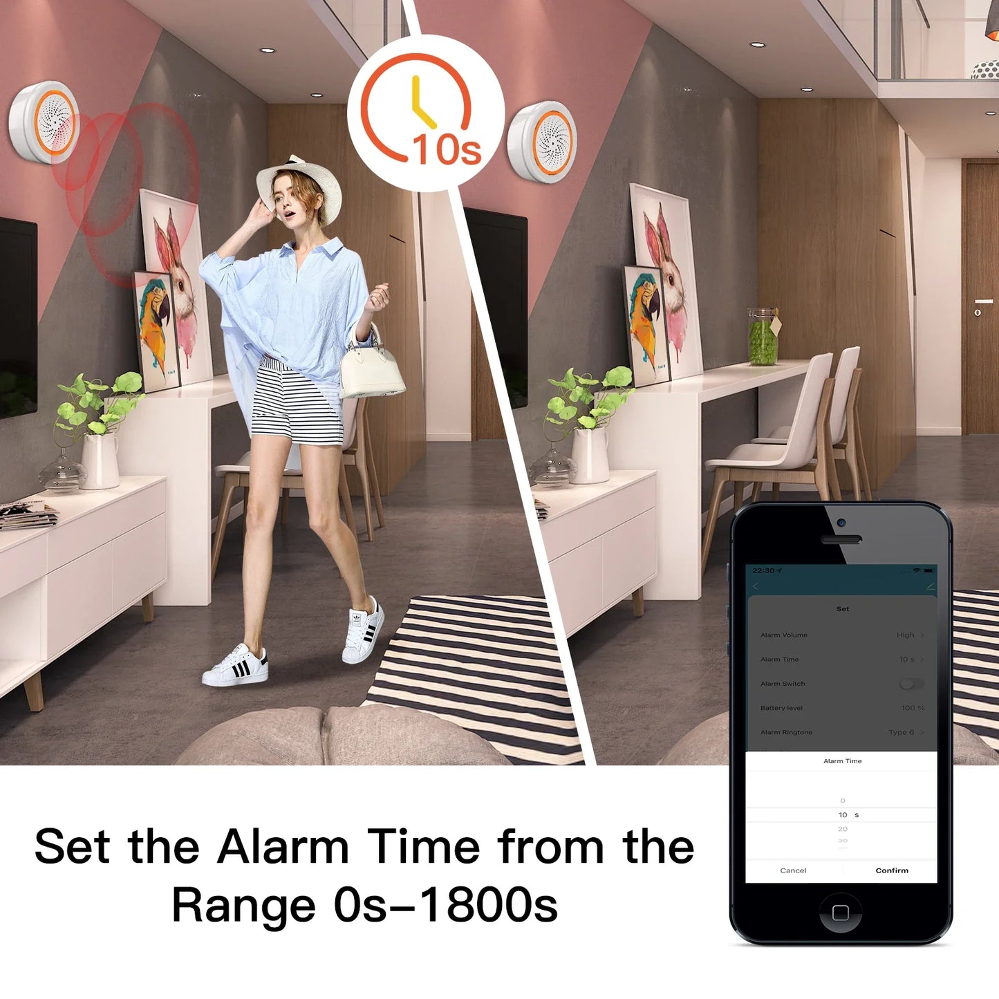 Tuya ZigBee Smart Lyd- og Lys sirene - WiFi 90dB Alarmkontroll via SmartLife Google Alexa-apper
