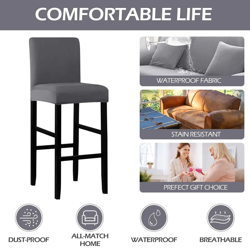 Norvo Bar Stool Stretch Cover