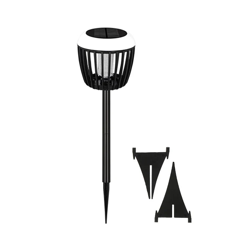 Norvo | SolGuardia Sol Insektlampe | Intelligent Lyskontroll | Anti-Myg med UV Lys & Høyt Spenningsnett | For Hage & Camping