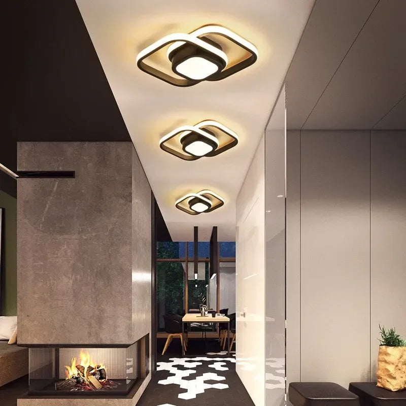 Lumineo Duo - Moderne LED Taklampe med 2 Ringer