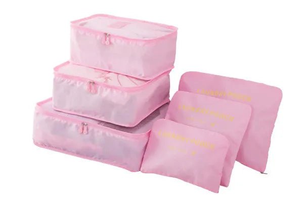 Norvo | TRAVORO Pakkekube Sett | 6-delt | Vanntett & Ekstra Volum | Koffertorganisator for Menn