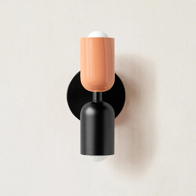 Norvo | Moderne Led-Vegglampe Fargerik Nordisk Vegglampe Romdekorasjon Innendørs Belysning Vegglamper For Soverom Nattbord Stue Lampe