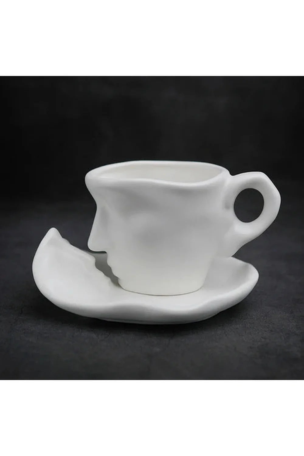Skulptur Par Kaffeekopper Sett