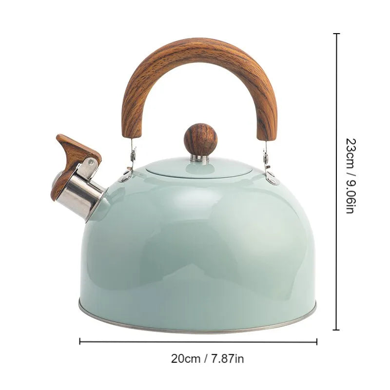 Norvo | 1 stk 2.5/3 l liter kjele laget av rustfritt stål, tykkelse kjele, gass induksjonskomfyr, universell kjele, kjele