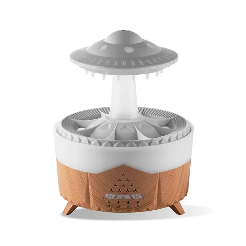 Norvo | UFO Luftfukter | Ultralyd Aromaterapi Diffuser med Fjernkontroll - Grosven
