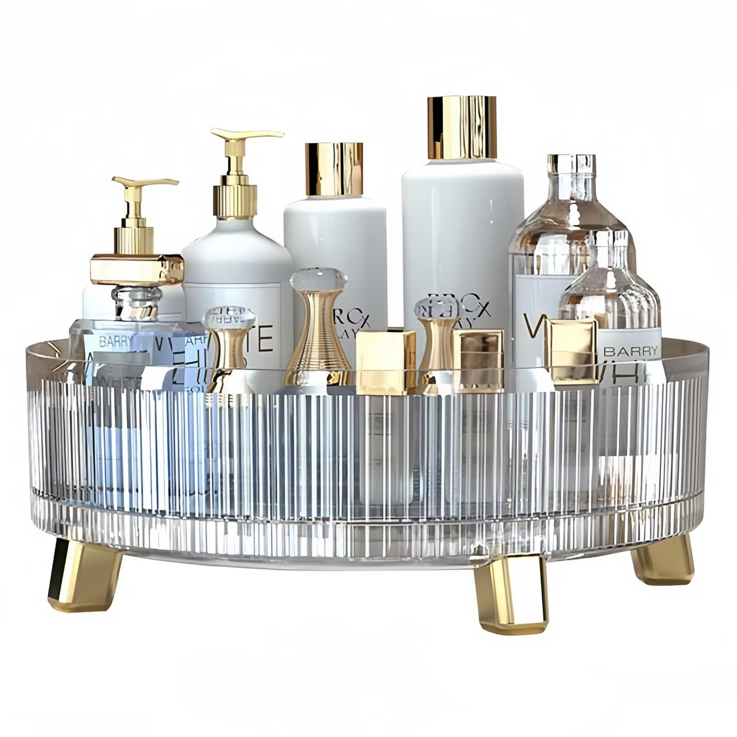 Norvo | Klar roterende sminkeholder for enkel tilgang og visning