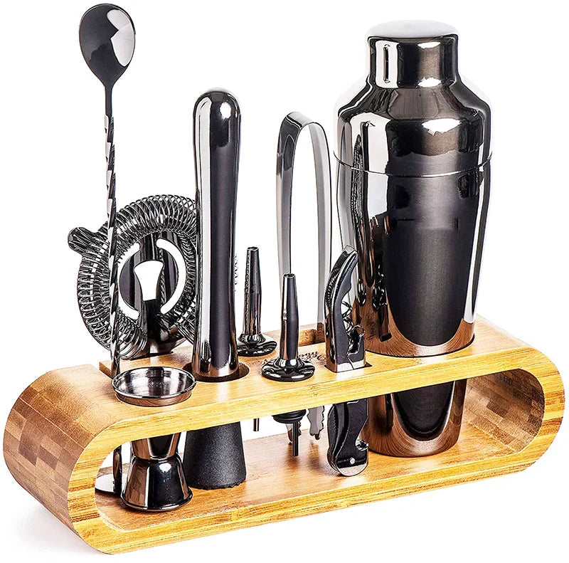 Norvo Metal Bar Set | Elegant Cocktail og Bartender Set | Perfekte Drinker Enkle å Lage