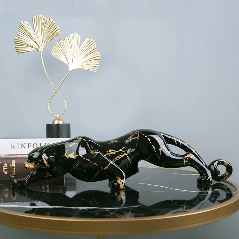 Norvo | Elegant Jaguar Steinskulptør