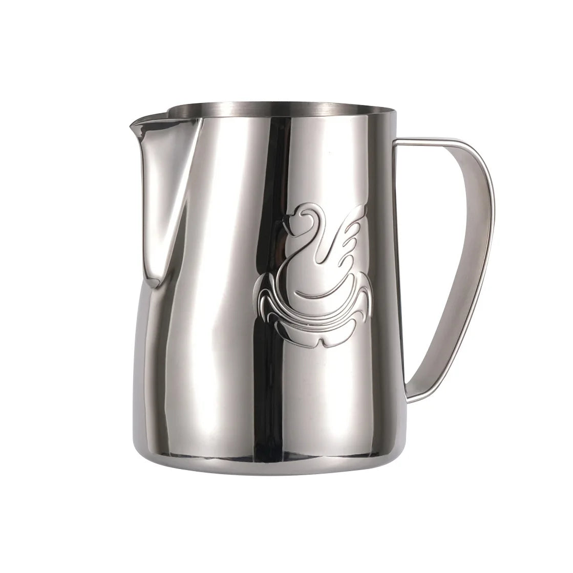 Norvo | 600ml rustfritt stål kaffekanne melkeskummer kopp kremfremstiller espresso latte kunst verktøy elegant svane