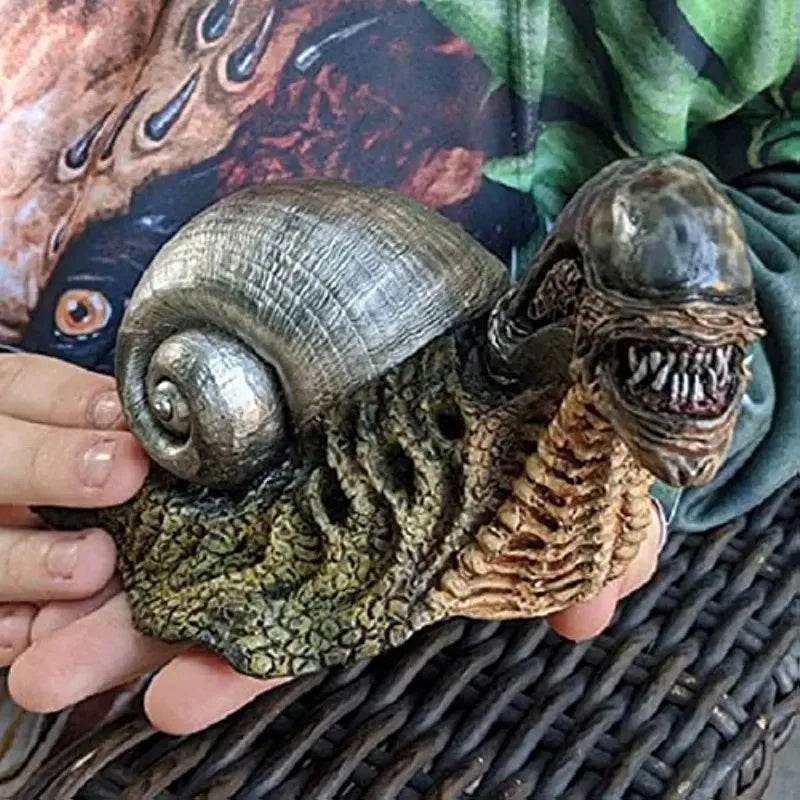 Norvo | Variasjon Snegle Statue, Resin Evil Snegle Skulptur Alien Elskerens Nye Favoritt Hjemmekontor Dekorasjon Hage Utendørs Dekorasjon