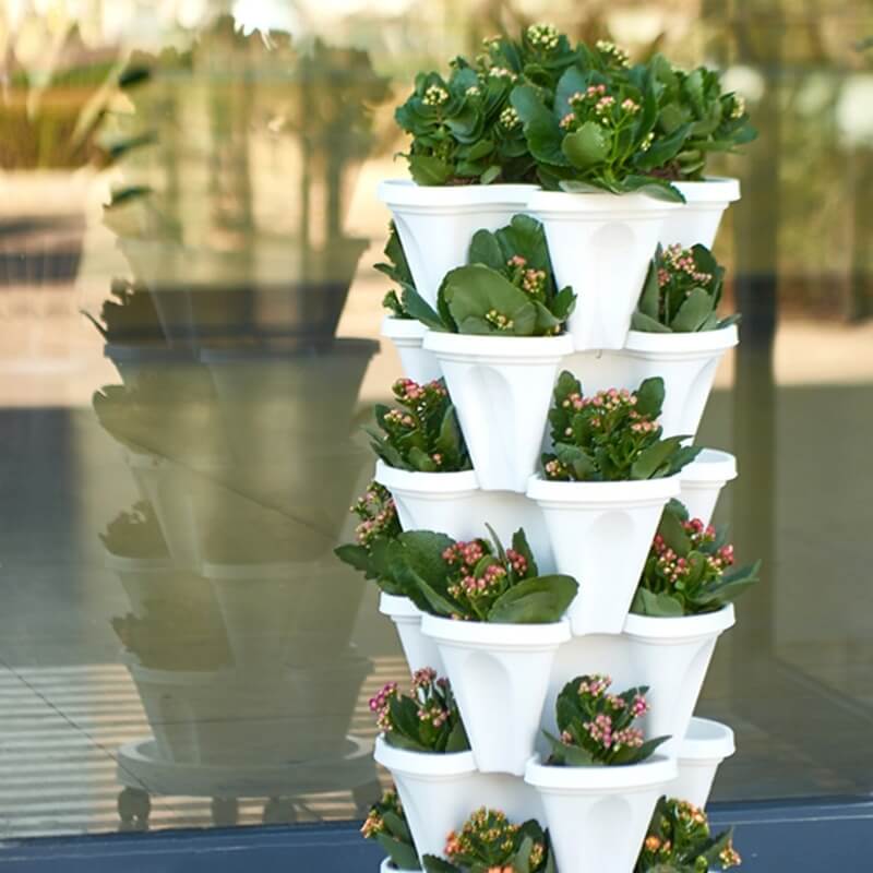 Norvo | Plassbesparende stablebare planter - Strawberrystack